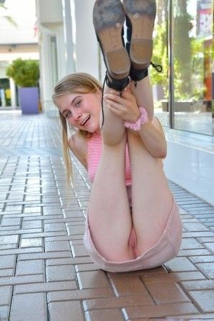 At the shopping mall