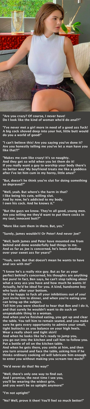 Making her take the step