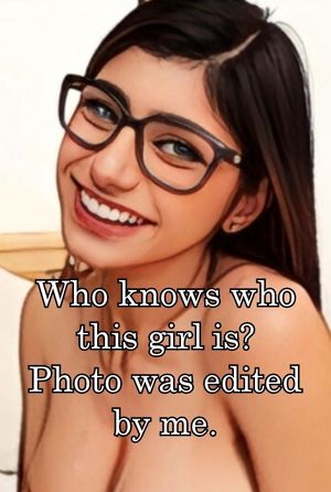 Who is this Babe? Photo Edited by AZNBOI1996