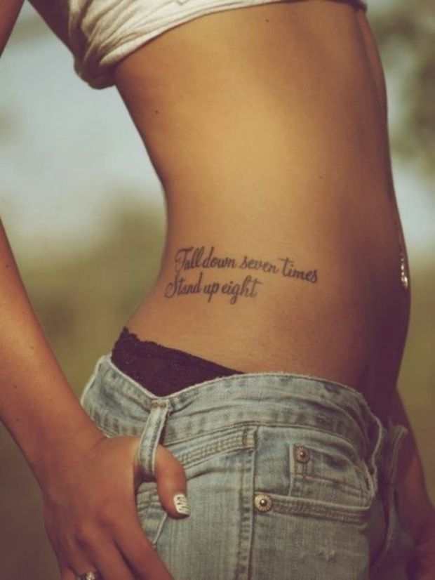 Quotes Hip Tattoo
