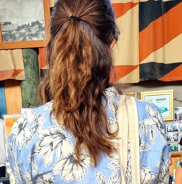 MILF brunette ponytail, small town New Zealand