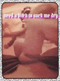 suck me dry