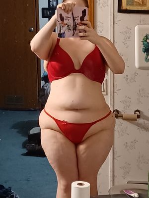 Wife getting ready for a date