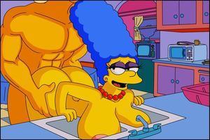 Naughty MILF Marge Simpson - Cartoon Porn