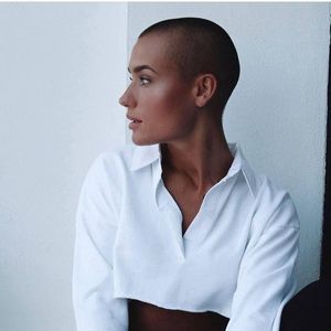 sexy short hair woman