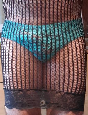 got a new fishnet dress today