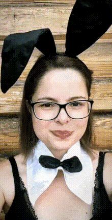 cute in playboy costume