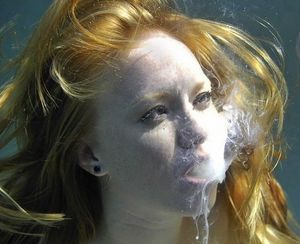 Mermaid cum-surprised (Madison Scott)