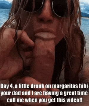 It seems my hot girlfriend and dad are really having the time of their lives without me there