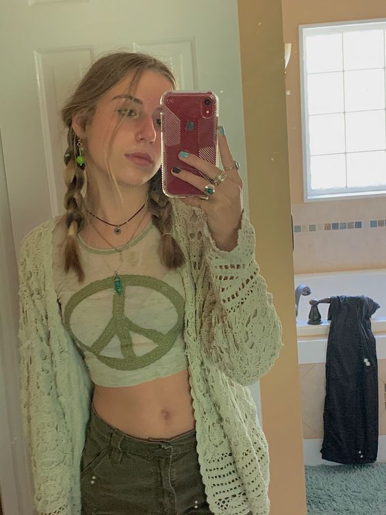 sweet hippie teen
