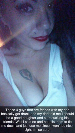 Patience Johnson Tied down and used by dads friends