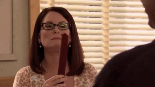 Your wife when she sees me walk in the room