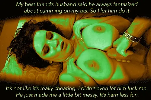 cum on tits from my friend's husband