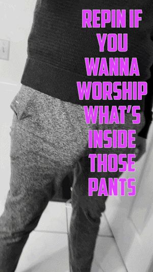 Who's getting on their knees to unleash his big cock?