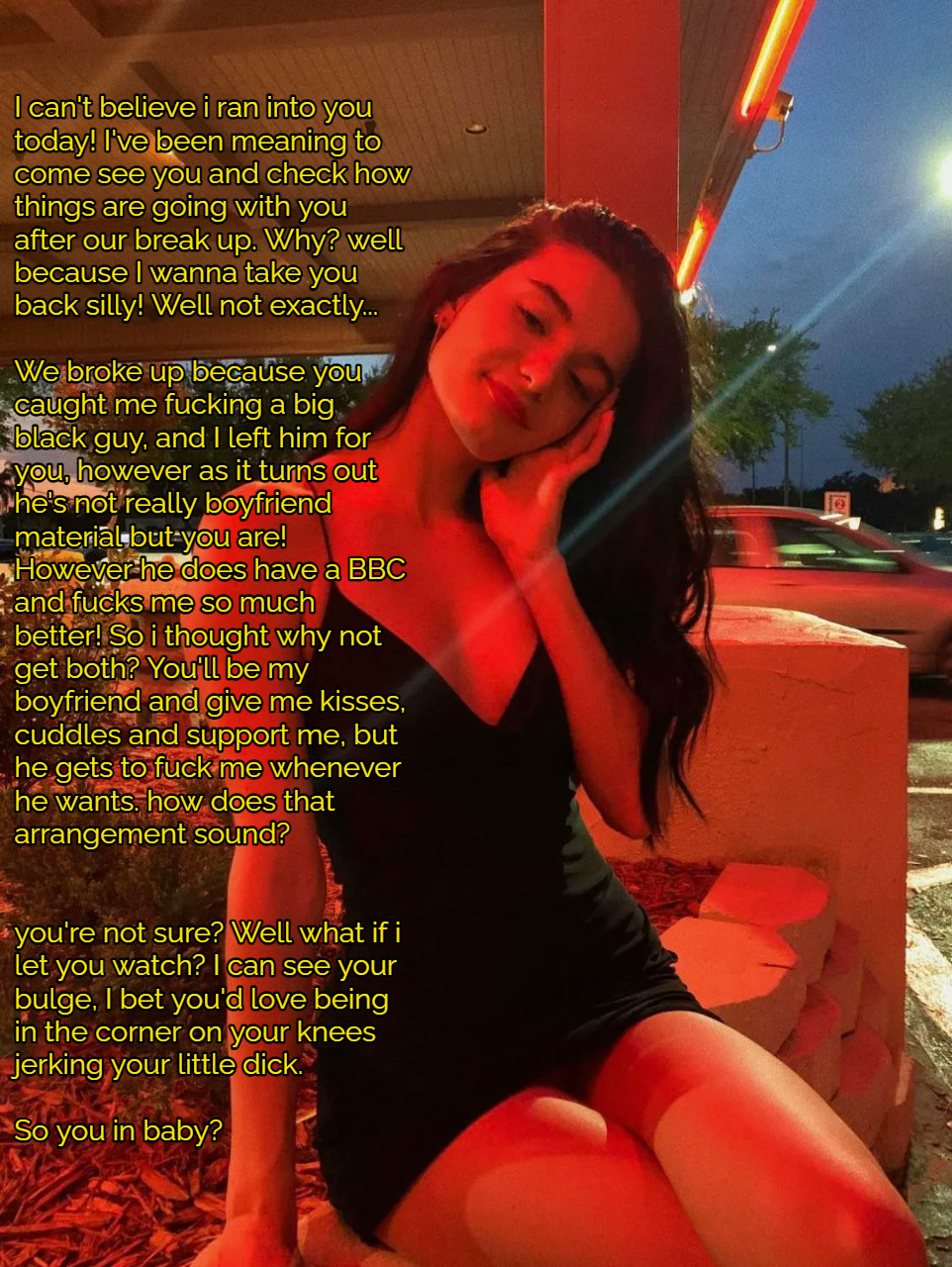 you said yes while trying not to cum in your pants