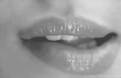Lip biting is so sexy