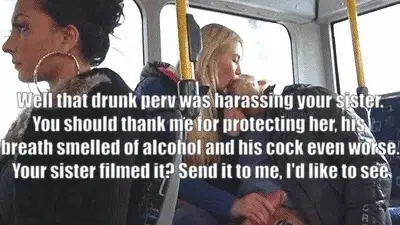 My girlfriend took care of a drunk perv to protect my sister, but why did my sis film it?