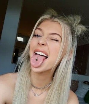 Tongue out