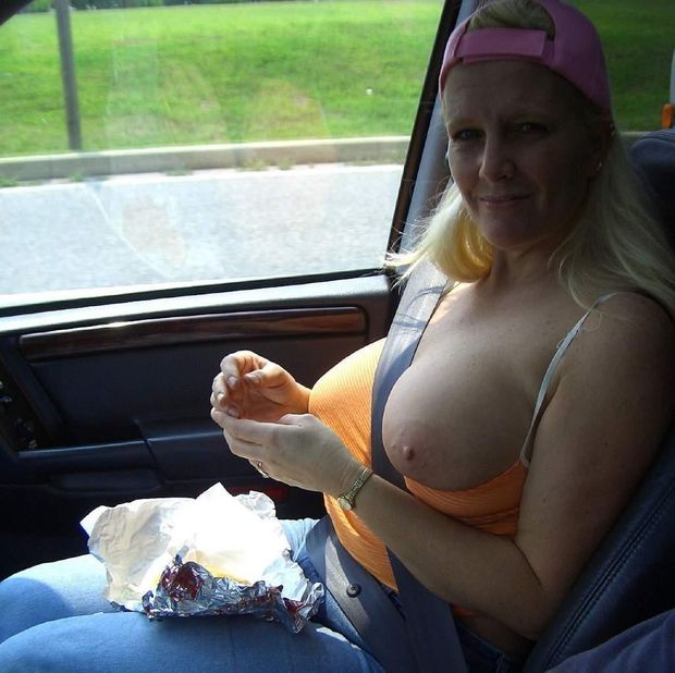 One Boob Out!