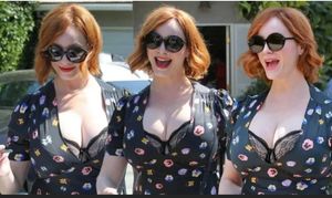 Christina the perfect tease. Shows enough to get my heart racing and my cock hard