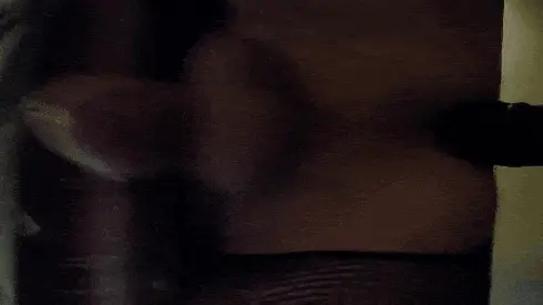 Sissy leaks like crazy fucking BBC dildo