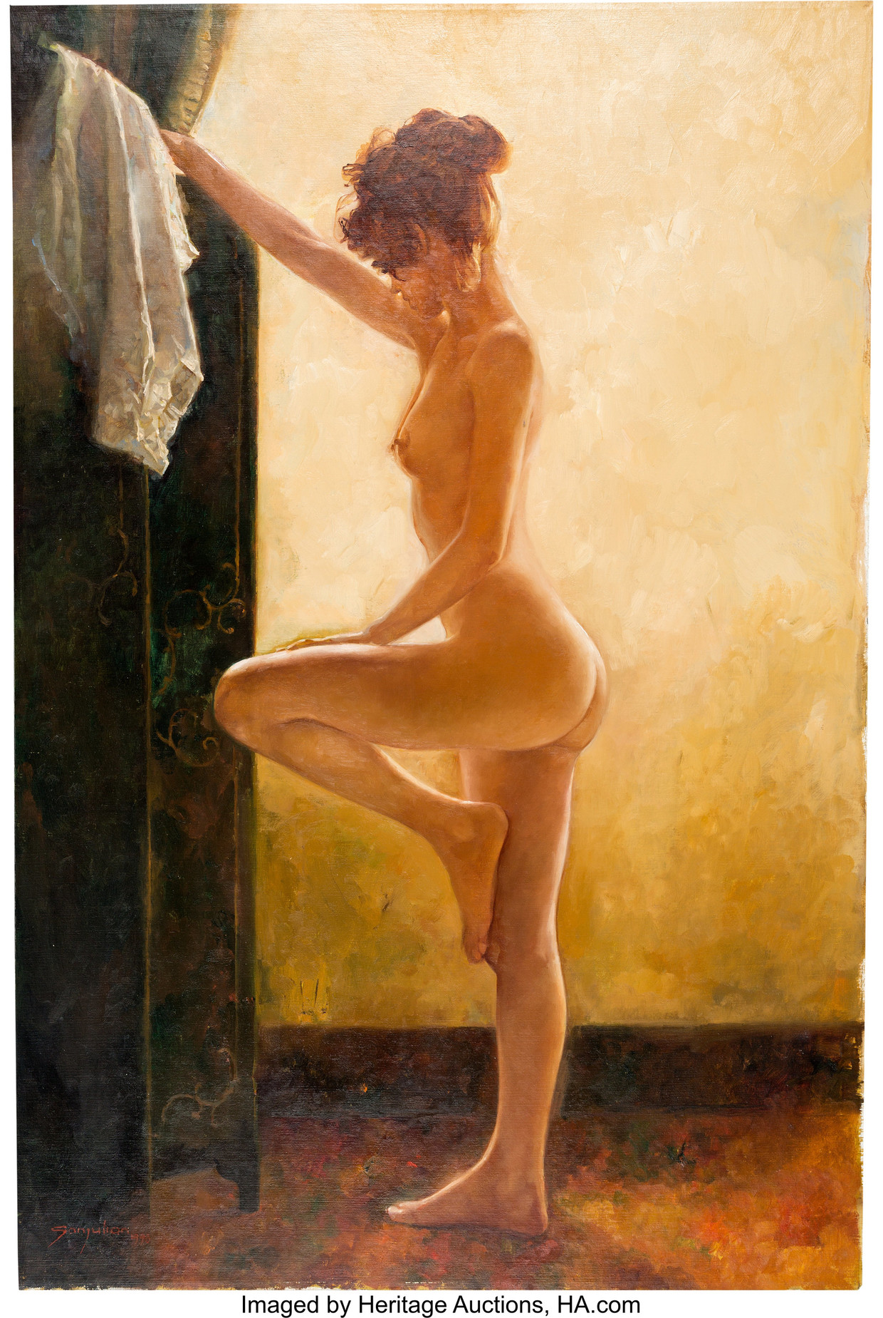 Nude from the side