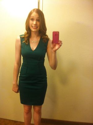 College GF in a TIGHT Dress Showing Off Her Curves 2