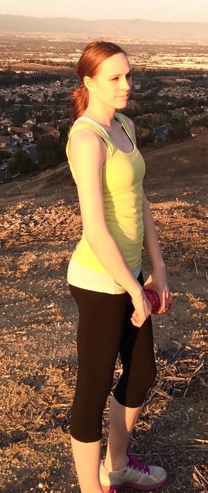 College GF Fit as FUCK in Tight Leggings