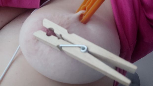 big tits torture
