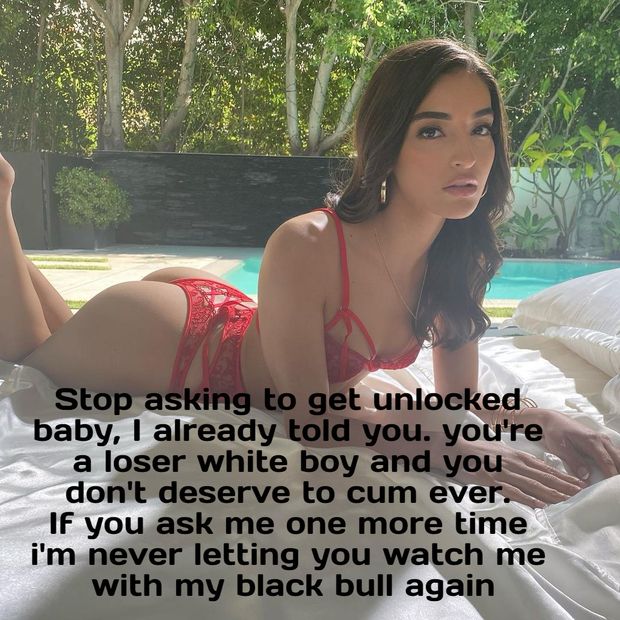 sorry baby! please still let me watch... I'll stay locked!