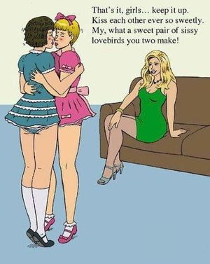 Mom helps them be ready for the office party