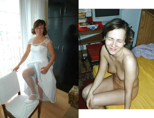 Sylwia z Pisza przed i w noc poslubną