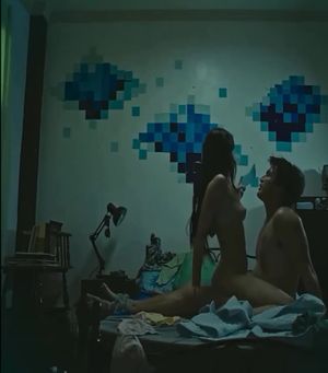 A Bitch and A Guy Studying While Fucking