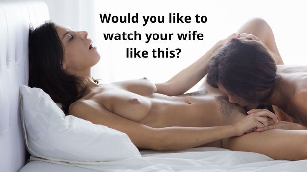 Would you like to watch your wife like this?