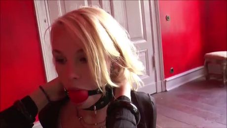 Love the apprehension in her eyes.