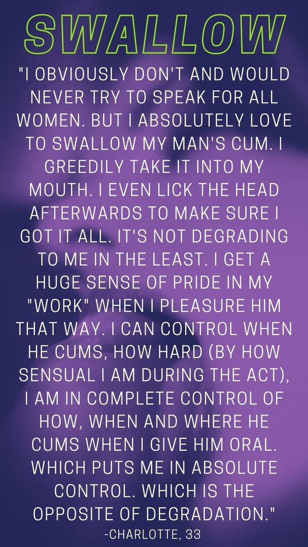 love to swallow