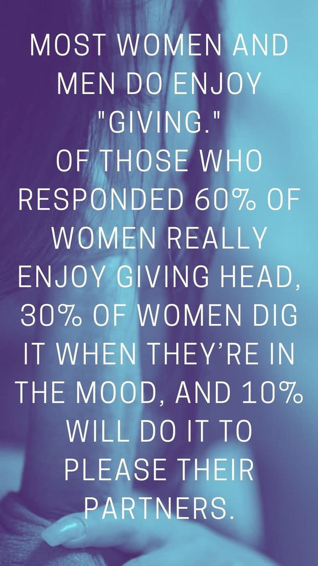 enjoy giving head