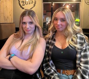 Keyra & friend pouty