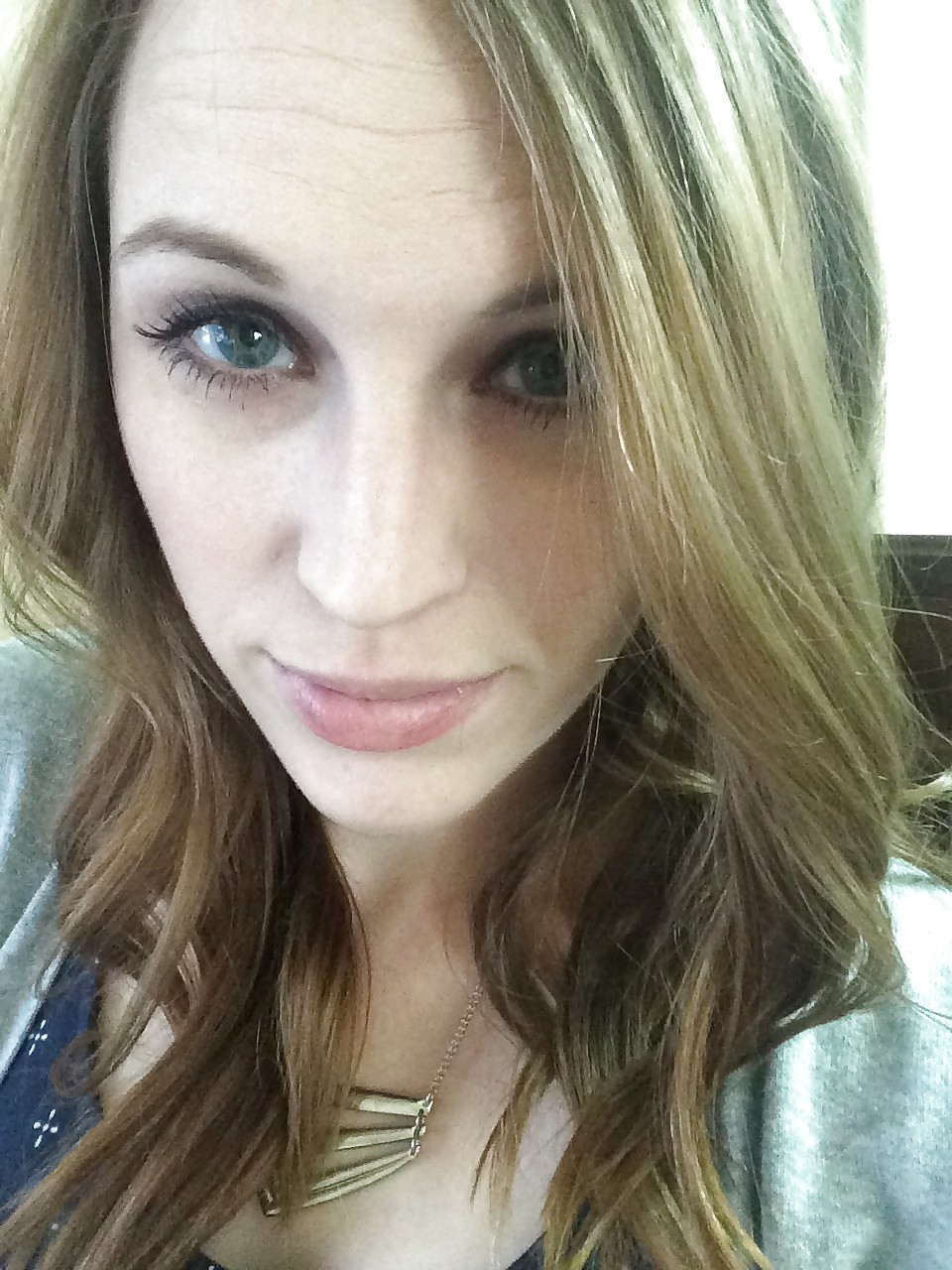 Gorgeous College GF Stares You Down Before Giving You a Blowjob