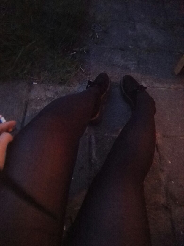 Legs to cum on
