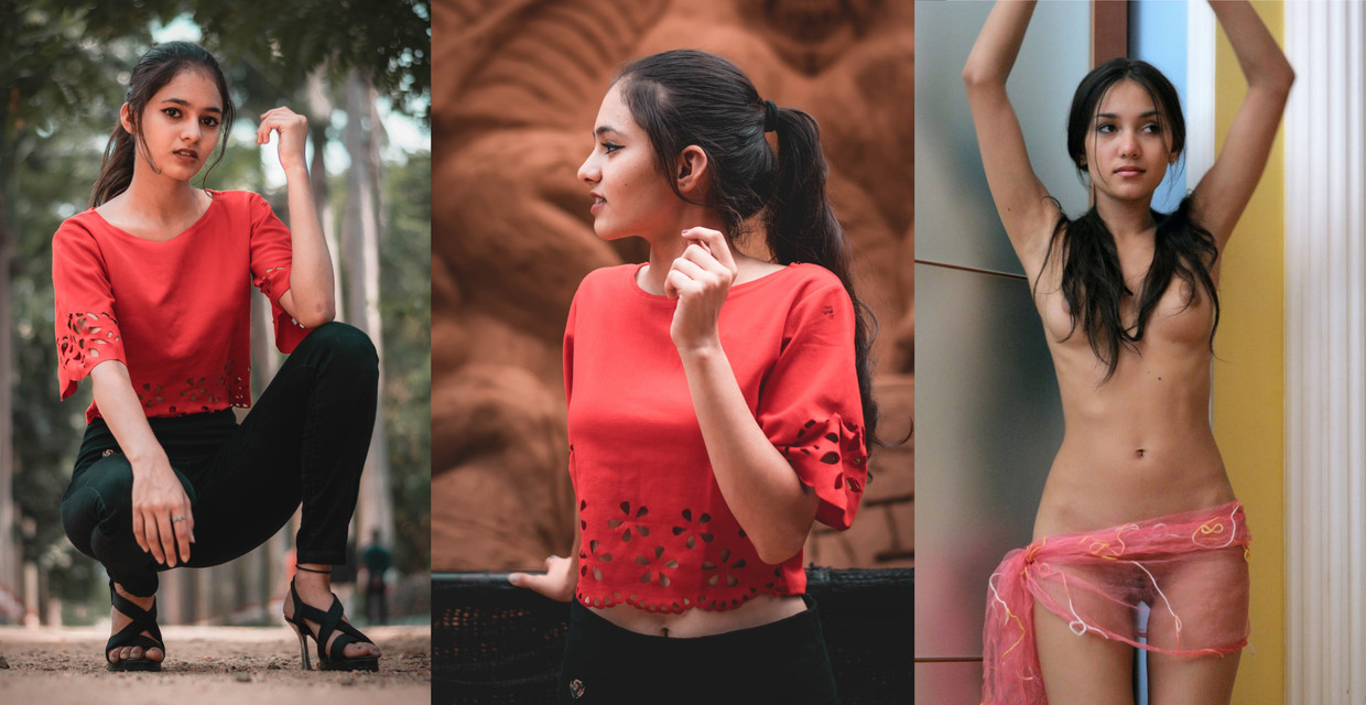 Indian in red