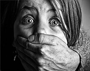 He brings the fear that makes her so wet.