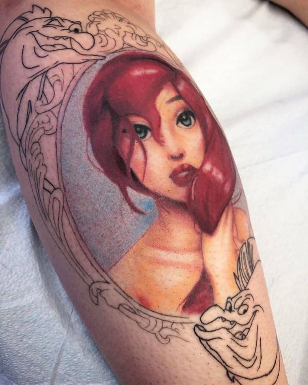 little Mermaid Tattoo