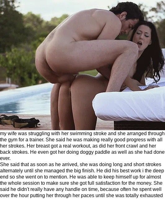 Wife and swim coach