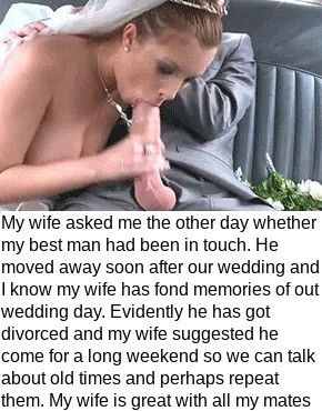 Wife and best man memories