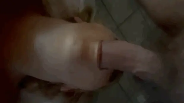 Good whore taking a facefucking on her back