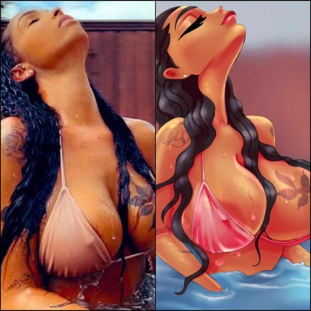 Hot real/art collage