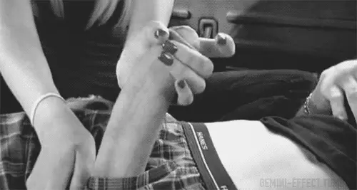 Stroking my son's beautiful big cock
