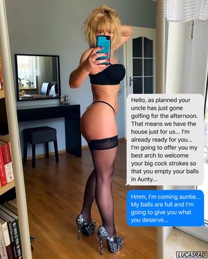 I'm going to spend a good afternoon with aunty