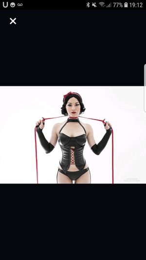 Sexy snow white cosplay